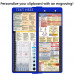 WhiteCoat Clipboard® Vertical - Blue Primary Care Edition